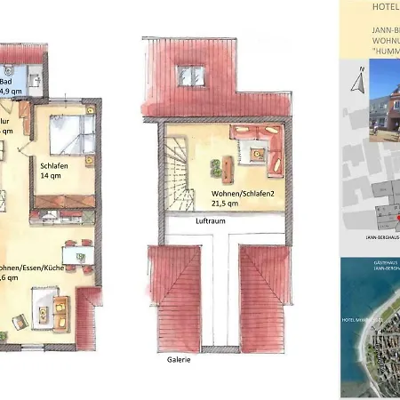 公寓 Meerblickd21 Residenzen